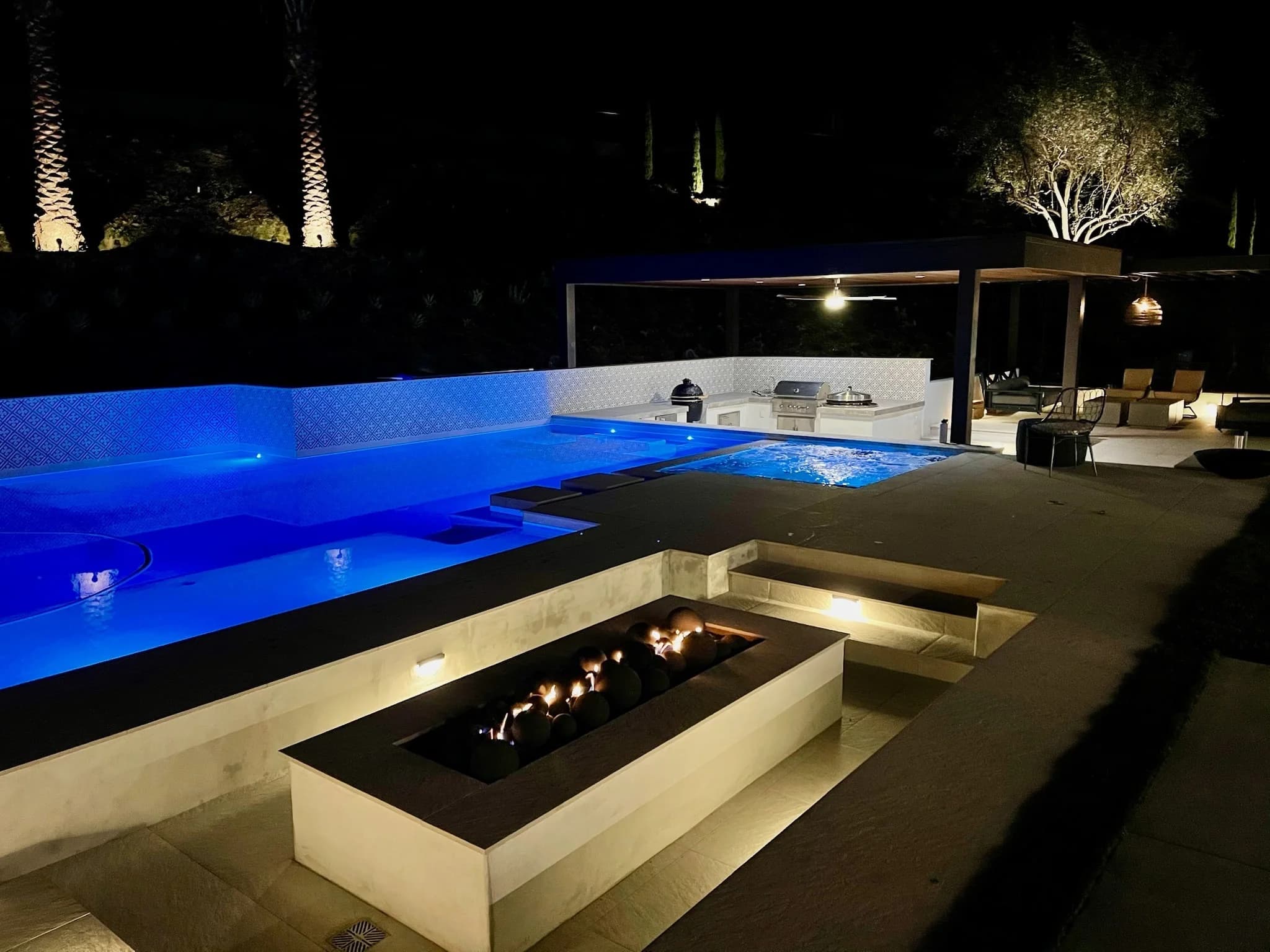 Fire Pits, Waterfalls & Custom Structures project 1