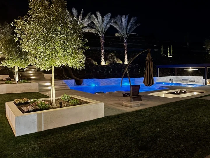 Fire Pits, Waterfalls & Custom Structures