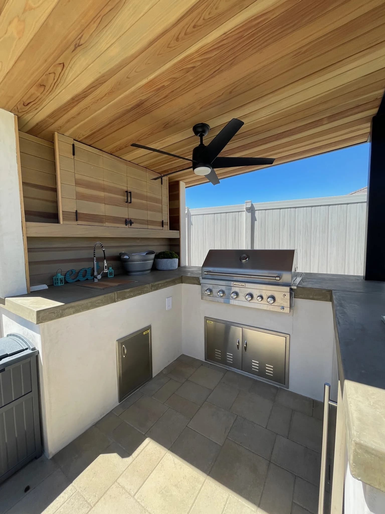 Outdoor Kitchen Design & Construction project 2